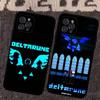 Чехол для телефона D-Deltarune Ralsei для iPhone 17 16 15 14 13 12 11 Pro Max Plus Черный корпус