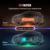 VEVOR Portable EV Charger Type 2, 16A 3.68 kW/11 kW, Electric Vehicle Car Charger with 7.5 M Charging Cable CEE 16 Plug LCD