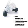 BMC NM4 Носовая маска Маска CPAP Маска для сна с головным убором S/M/L Три размера Подходит для аппарата CPAP Соедините шланг и нос