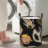 Jack Stauber Mix Foldable Laundry Baskets Dirty Clothes Toys Storage Basket Home Organizer Hamper