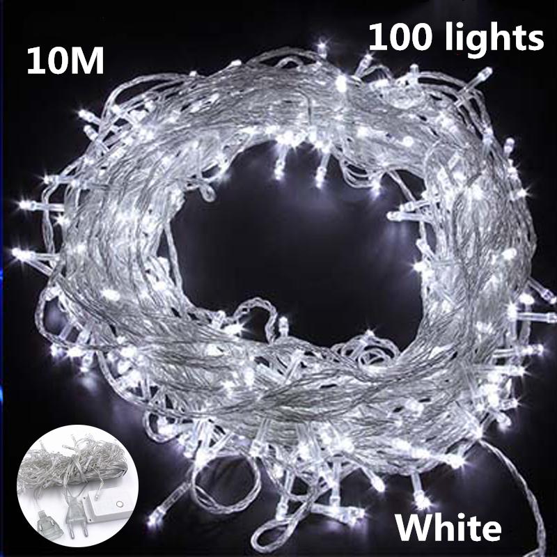 Наружные рождественские огни Светодиодные гирлянды Сказочный свет Праздничные огни Освещение елочной гирлянды