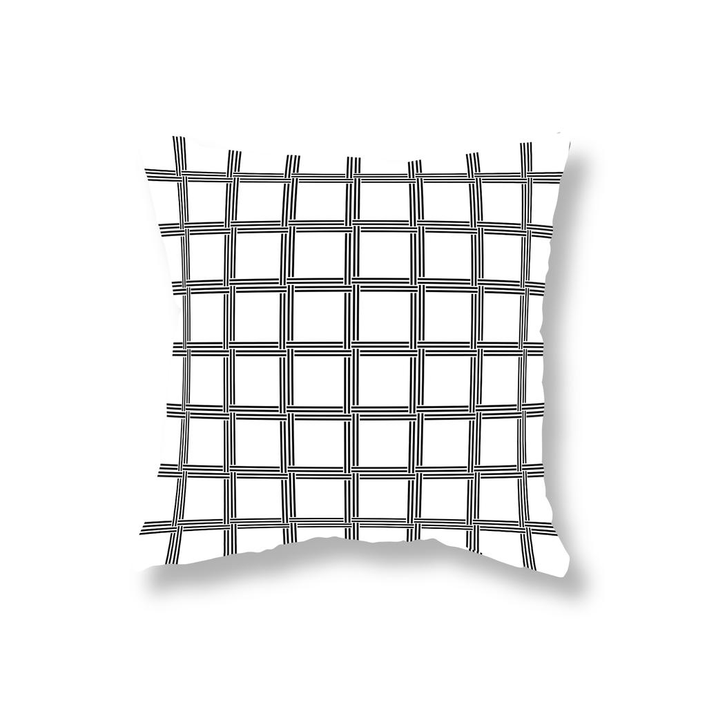 Модная простая наволочка с геометрическим рисунком, украшение для дивана, прикроватная тумбочка для офиса, игрового стула, наволочка, украшение дома