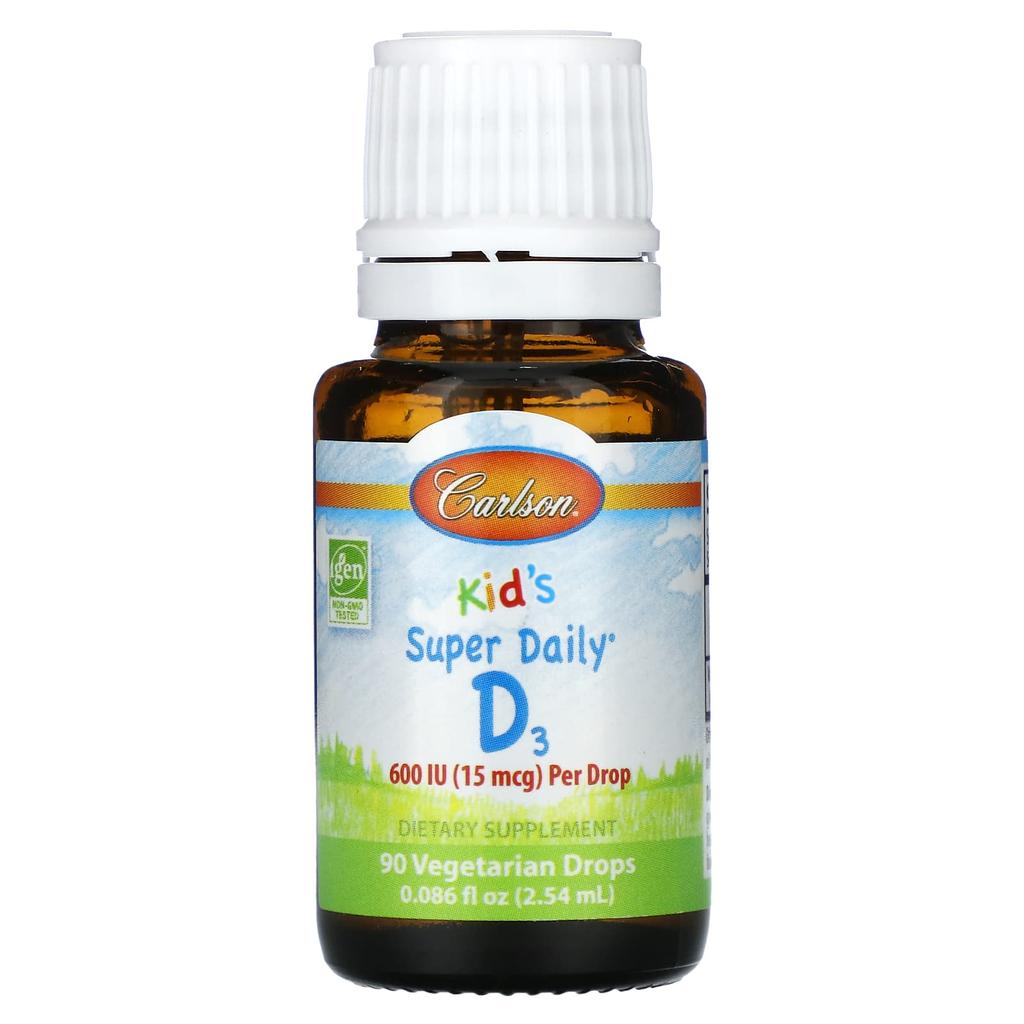 Kid'S Super Daily® D3, 15 Mcg (600 Iu), 0.086 Fl Oz (2.54 Ml)