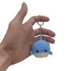Handmade Little Whale Keychain Wool Making Knitting Keyrings  Backpack Ornaments