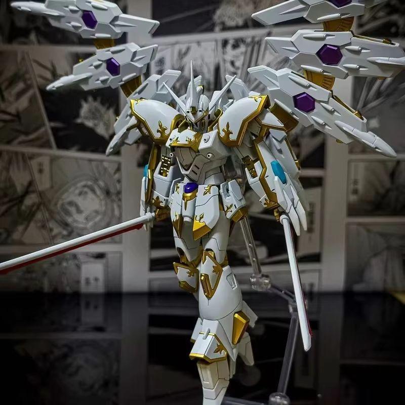 In Stock Garuda Black Knight Team Divine Bird Hg 1/144 With Light Wings Mech Assembly Model Kit Ornament Action Figures Boy Toy