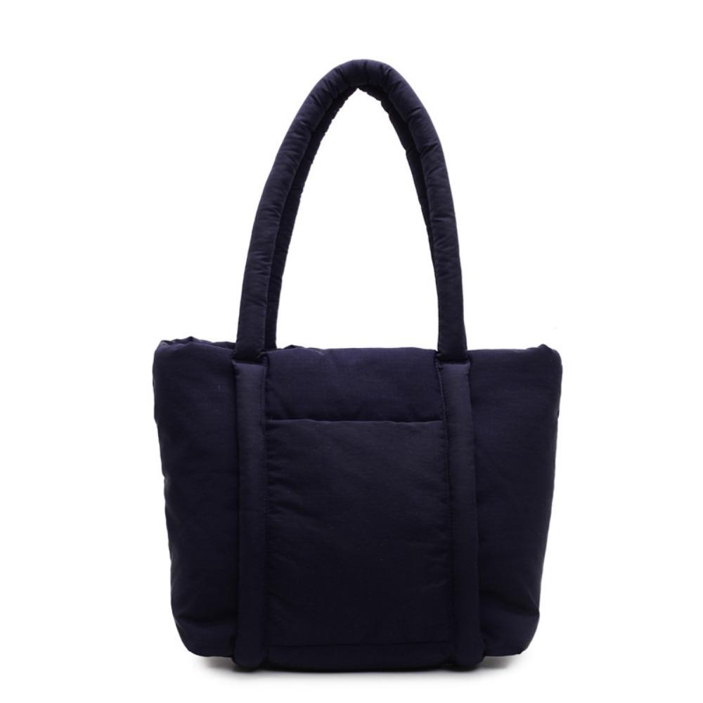 Nylon Large Capacity Handbag with Compartments Puffer Carryall Bag Casual Shoulder Bag  Women