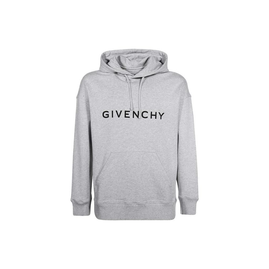 Givenchy logo-print cotton hoodie BMJ0HC3YAC-055