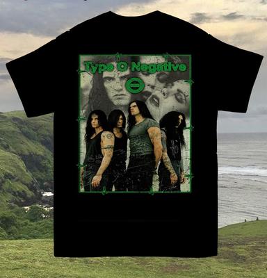 Вдохновленная Type O Negative Графическая Черная Мужская Футболка от S до 5XL Подарок- Бесплатная Доставка