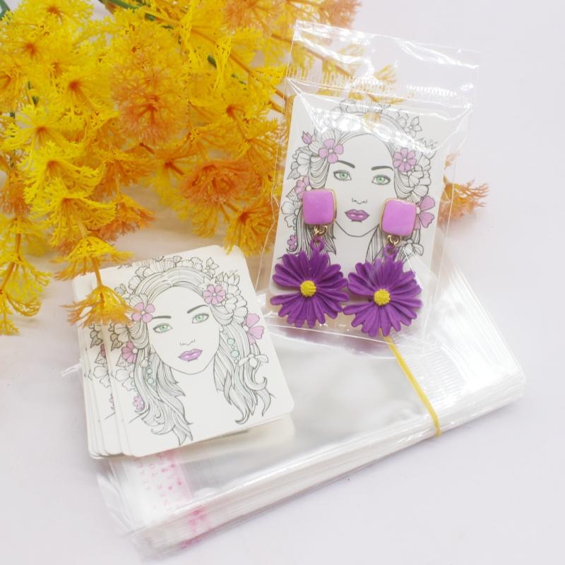 50 шт 5x6,5 см серьги карты картон ювелирные изделия новейшее поступление популярный дисплей картон горячая распродажа модный дизайн нежные карты