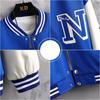 Men's Autumn Casual Letter Embroidered Stand Collar Baseball Jacket