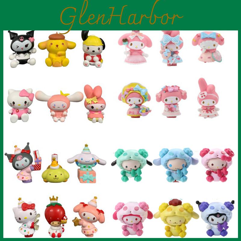 Милый набор фигурок-кукол Sanrio My Melody для домашнего декора и украшения торта