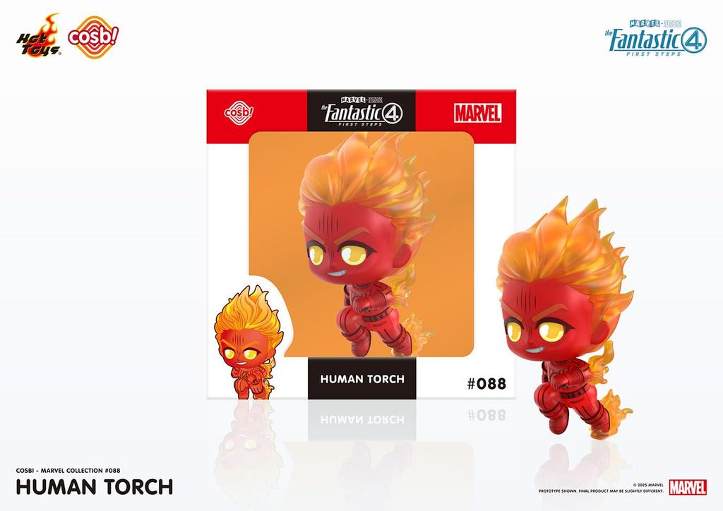 Косби Коллекция Марвел Фильм Фантастическая Четверка Первый Шаг Человек-Факел Фигурка #088 Немасштабная