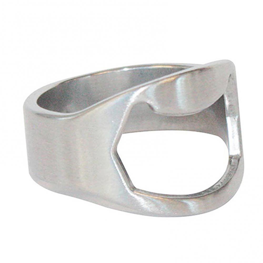 Women Men Rings Beer Bottle Opener Stainless Steel Finger Ring Bottle Opener Bar Pub Party Beer Tool