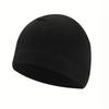 Riding Fishing Hiking Windproof Warm Fleece Beanie Skull Cap Men Women Winter Climbing Hunt Training Thermal Cycling Solid Color Hat