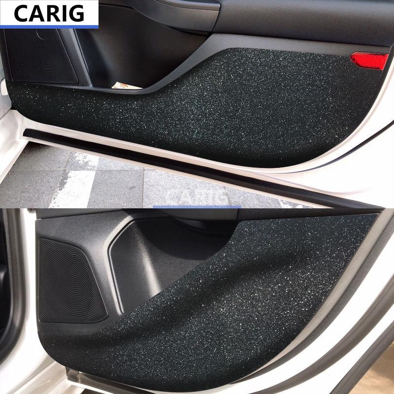 For FORD FOCUS 19-22 Door Anti-kick Sticker Modified Carbon Fiber Interior Car Film Accessories Modification