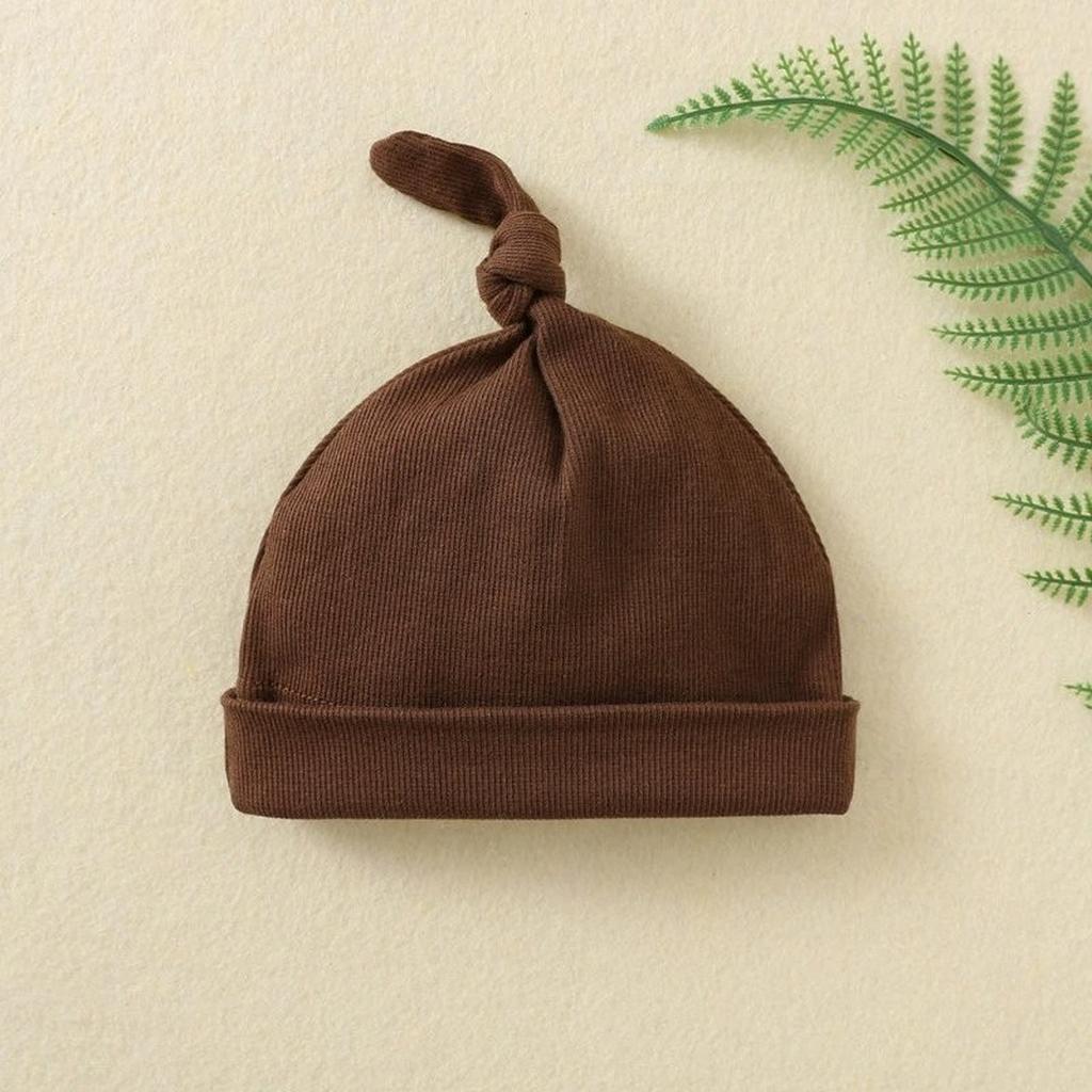 Однотонная шапочка-пустышка в корейском стиле - Шапочка для малышей