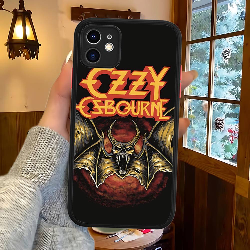 Чехол для телефона O-Ozzy Osbourne Band для iPhone 16 15 14 Plus 15 13 12 11 Pro Max X XS MAX Матовый чехол