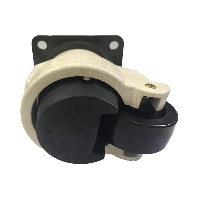 Footmaster GD-80F Высококачественная колесная опора для тяжелой промышленности Регулируемые по высоте роликовые опоры Тип крепления на пластине Склад Мастерская