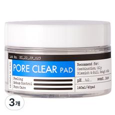 [DermaFactory] Pore Clear Pads Exfoliating Pore Refining Toner Pads 140ml 40 Pads