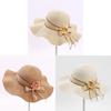 Sunflower Wide Brim Straw Hat For Women With Sun Protection And Neck Coverage For Summer Outdoor Activities