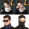 Windproof Face Bandana Mask Neck Balaclava Knitted Scarf Collar Scarves Face Cover Neck Warmer