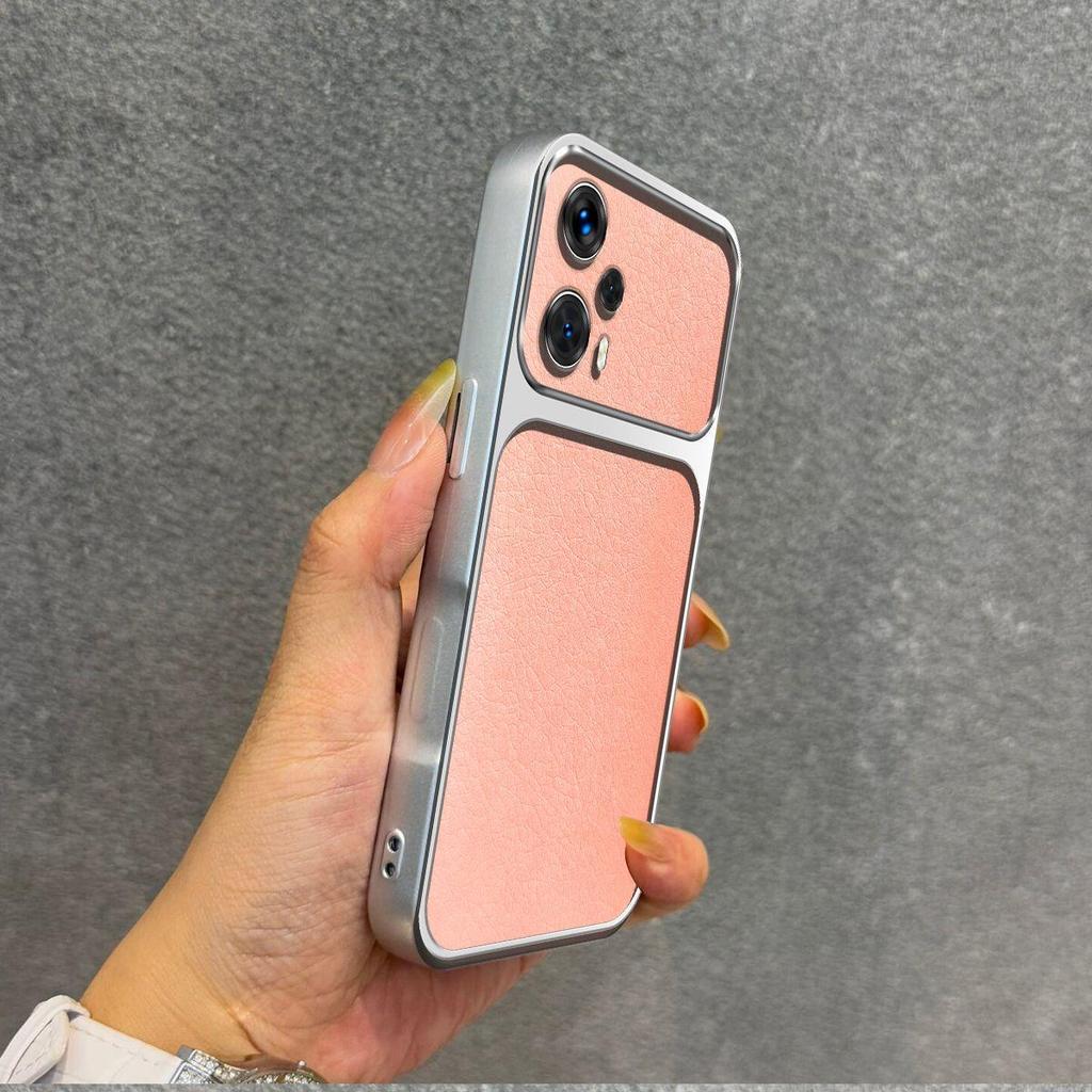Роскошный чехол из искусственной кожи для Xiaomi POCO F5, ударопрочный, с большим окном