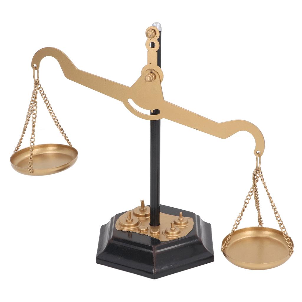 Винтажный стиль Металлические весы Декор Снижение стресса Украшения для дома ручной работы Антикварное правосудие