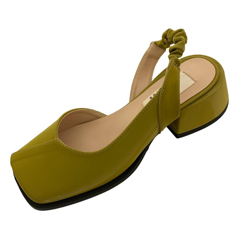 Французская обувь Niche Baotou Mary Jane Single Shoe Fairy Shoes 2024 года, новая летняя повседневная обувь