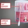 Multi-Function Ceramic Ear Cleaner with Disinfectant Cotton Swabs