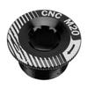 Bicycle Crank Arm Screws Aluminum Alloy M20 Crank Fixing Screw Bike Crankset Arm BoltsM20 Black
