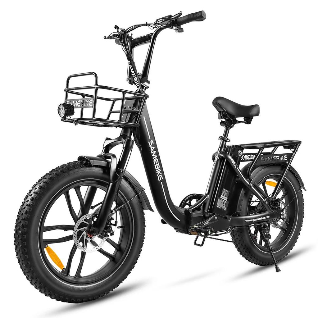 Электровелосипед SAMEBIKE C05Pro для взрослых, 500 Вт, батарея 36 В 13 Ач, 20-дюймовые толстые шины