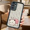 Phone Case: 2D Flat Samsung Galaxy A34 A35 M05 M06 S20 S22 S21 FE Plus 5G Protective Case, Gentle and Shy, Christmas and Halloween Gift