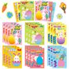 Non-Toxic 6 Sheets Easter Stickers Make Your Own Easter Eggs Bunny Make A Face Sticker Children Party Favor Gifts Kids Diy Puzzle Toys