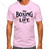 Футболка мужская винтажная с принтом No Boxing No Life Gym, спортивная, 100% хлопок, классические футболки для мужчин и женщин, спортивная одежда, топы