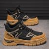 High-top Shoes Men's Autumn and Winter Trend Thick-soled Non-slip Work Martin Boots Medium-top Sports and Leisure Men's Shoes