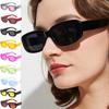 Fashion Square Frame Sunglasses Womens Mens Small Retro Vintage Sun Glasses Transparent Eyewear