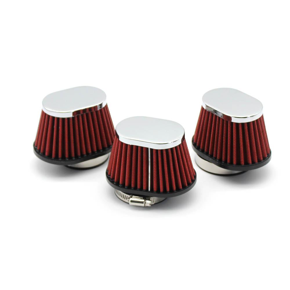 R-EP Motorcycle Air Filter 60mm 55mm 51mm Universal for Motor Car Minibike Cold Air Intake High Flow Cone Filter UN073