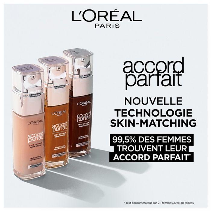 L'Oréal Paris Accord Parfait Fond de Teint Fluide 3.R Beige Rosé