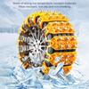 8pcs Car Tire Snow Chains for Winter Anti Skid Traction Automotive Tyre Security Chain Heavy Duty Auto Mud Icy Emergency Chain