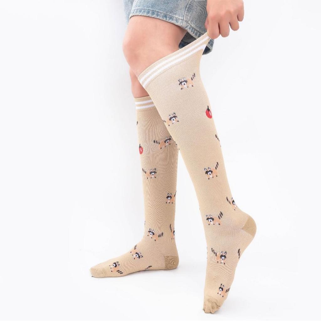 Exercise Pressure Socks Multi-colored Men's and Women's Outdoor Running Stockings Stockings Calf Socks