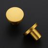 Golden Cabinet Drawer Handle Round Furniture Cabinet Door Handle 25PCS