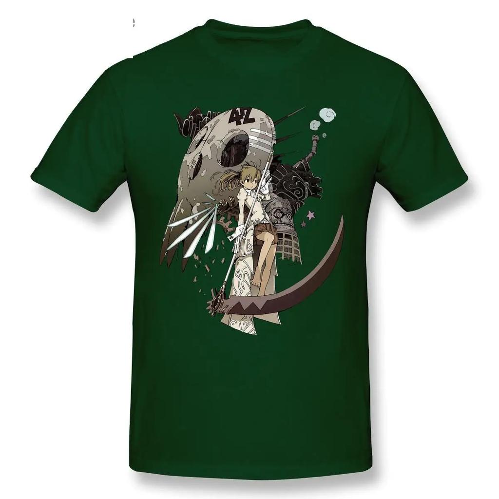 Classic Short Sleeve Casual Unisexs Oneck 100 Cotton Tshirts Fashion Graphic Tshirt Cartoon Anime Soul Eater T Shirt Tee Tops