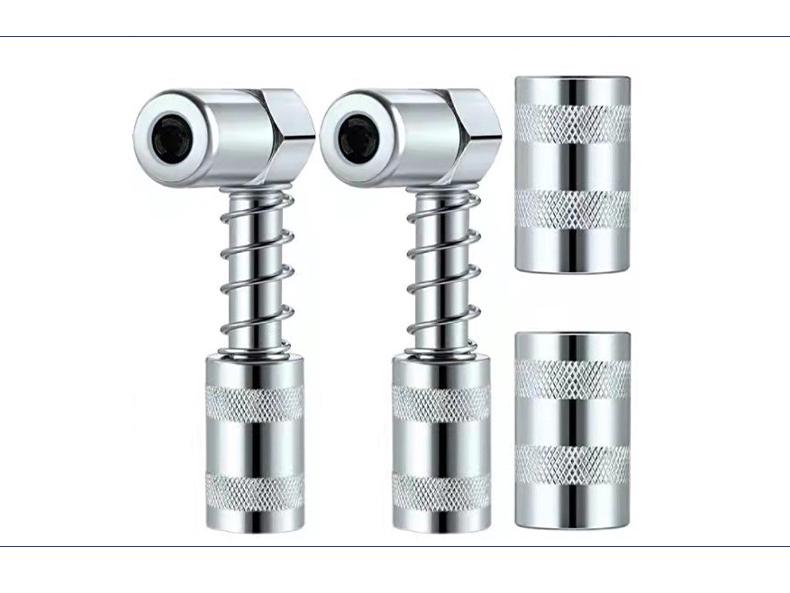 Набор из 6 предметов для смазочного пистолета с насадками и соединителями