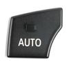 Black ABS 6-Key Car Dashboard Air Conditioning Button Cover Set