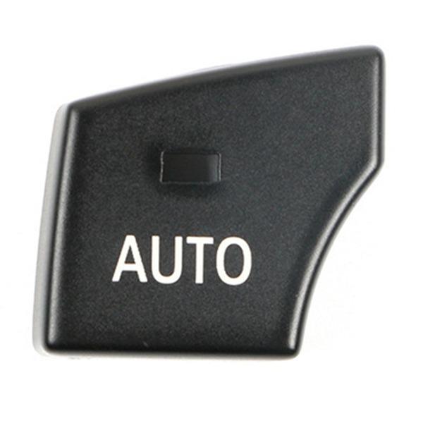 Black ABS 6-Key Car Dashboard Air Conditioning Button Cover Set