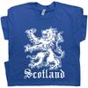 Scotland T Shirt Vintage Scottish Lion Crest Scotland Flag Men Women Kid Graphic