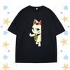 Dandadan Turbo Granny Cat T-shirt Manga Designer Unique Cosplay Momo Anime Tshirt Casual Short Sleeve Clothing Tees