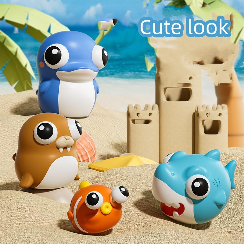New Cute Eyeball Burst Squeeze Toy Portable Pinch Sea Lion Decompression Toy Cartoon Marine Animals Dolphin Stress Reliever Toys