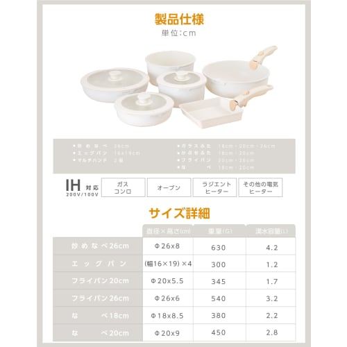 Набор из 11 сковород, подходит для индукционной и газовой плиты, включает съемные ручки, сотейник, сковороду для яиц и крышку, легко готовить, ланч-бокс и ли