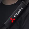 Car Safety Belt Shoulder Pad Safety Strap Cotton Flannel Cover for Mitsubishi Lancer ASX Outlander Pajero Evolution Accessories